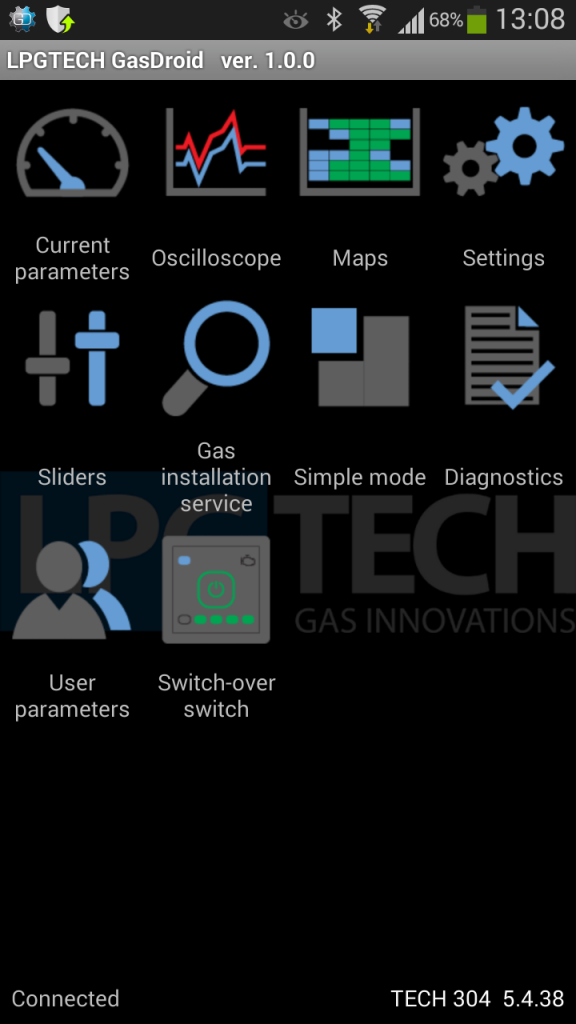 LPGTech GasDroid จูนแก๊สบนมือถือโปรแกรมแรกของโลก