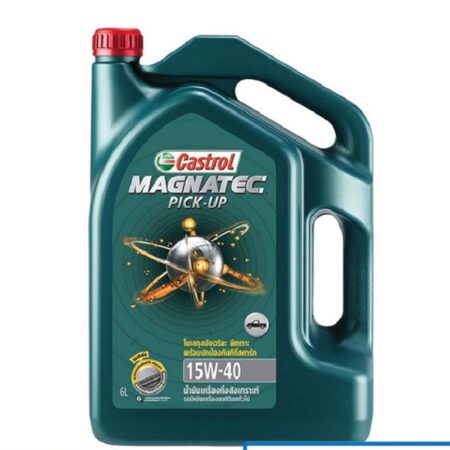 น้ำมันเครื่อง รถดีเซล Castrol Magnatec Pick-up 15w-40 6+1ลิตร
