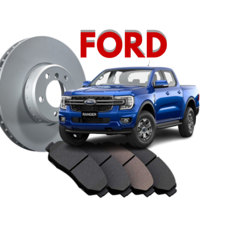 ราคาผ้าเบรก+จานเบรก FORD