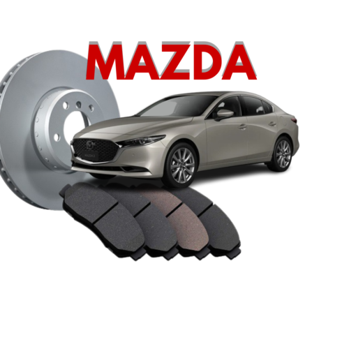 ราคาผ้าเบรก+จานเบรก MAZDA