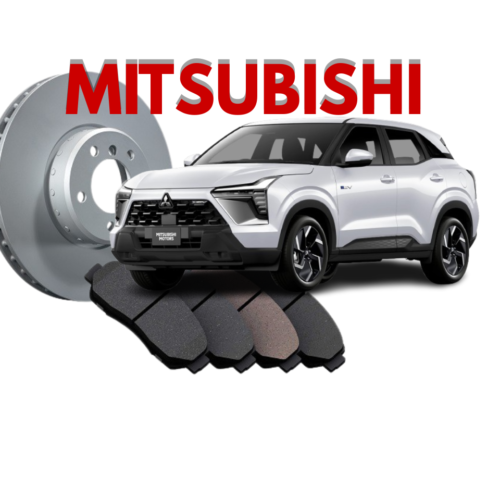 ราคาผ้าเบรก+จานเบรก MITSUBISHI